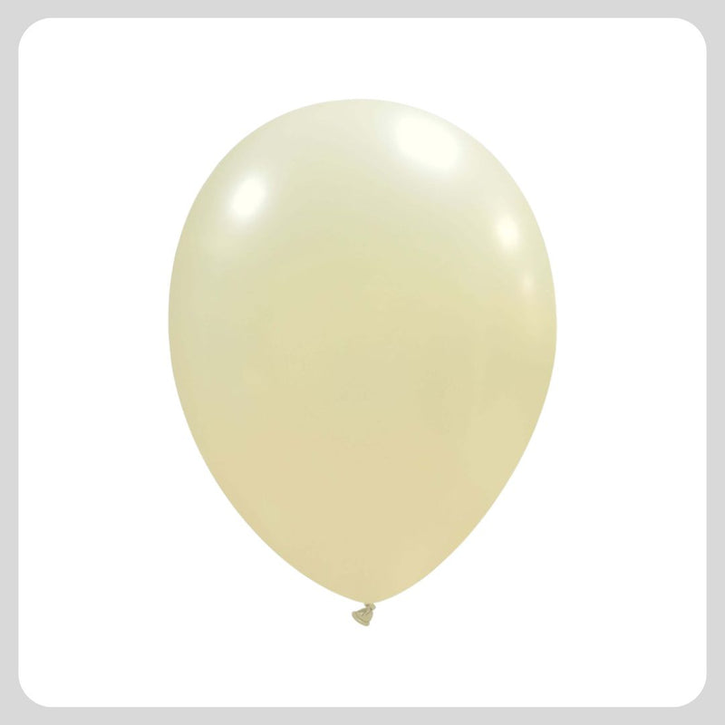 14 '' Metallic Ivory Balloons