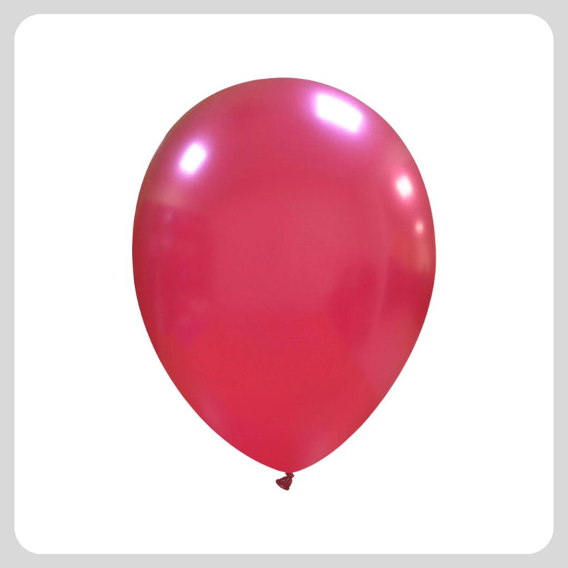 14 '' Metallic Burgundy Balloons