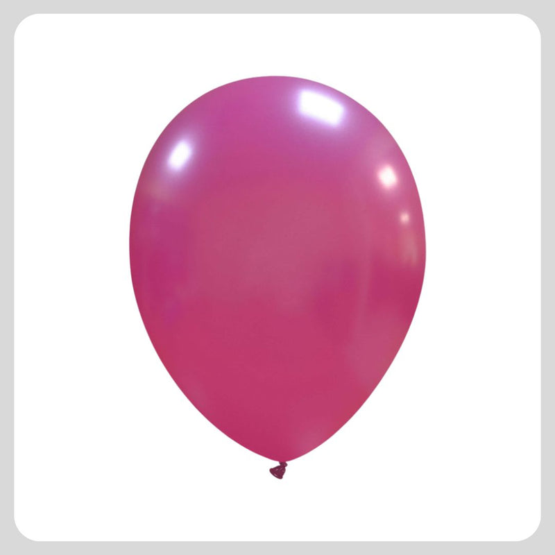 14 '' Fuchsia Metallic Balloons