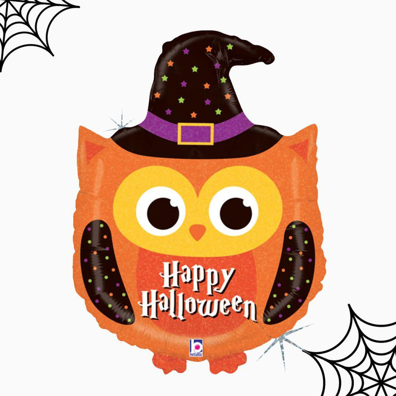 Betallic Supershape Olografico Gufo Happy Halloween