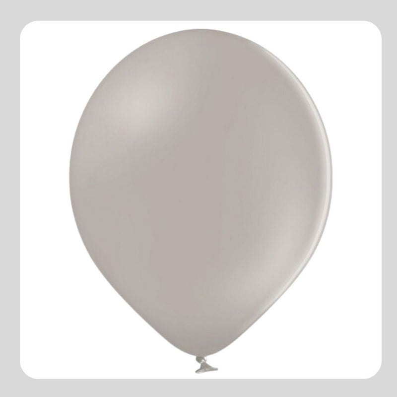 Belbal Balloons Top Quality 12” Macaron Grigio Caldo