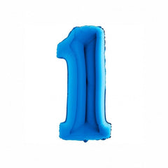 Numero 1 - 36 cm - 14'' - Vari Colori - The Colours of Balloons
