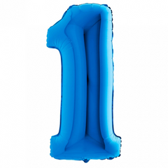 Numero 1 - 100 cm - 40'' Lisci - Vari Colori - The Colours of Balloons