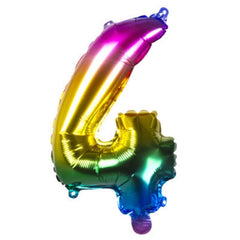Numero 4 - 36 cm - 14'' - Vari Colori - The Colours of Balloons