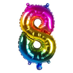 Numero 8 - 36 cm - 14'' - Vari Colori - The Colours of Balloons
