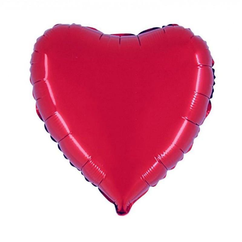 Mylar Cuore 18” Solid Color Anagram - The Colours of Balloons