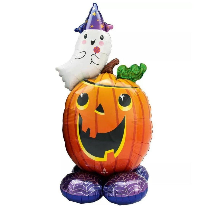 Pallone foil AirLoonz Pumpkin and Ghost - The Colours of Balloons