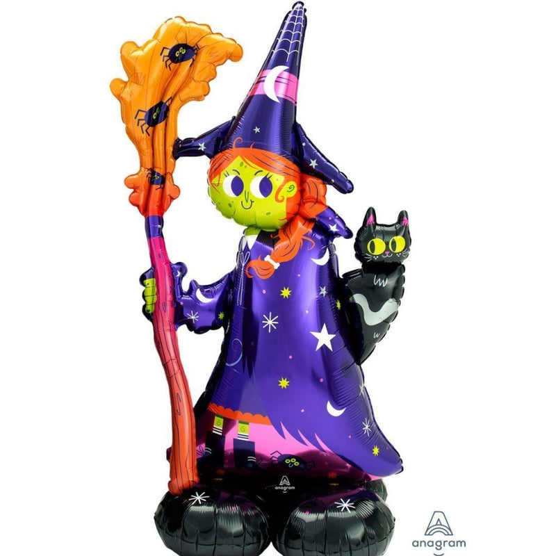 Pallone foil AirLoonz Scary Witch - The Colours of Balloons