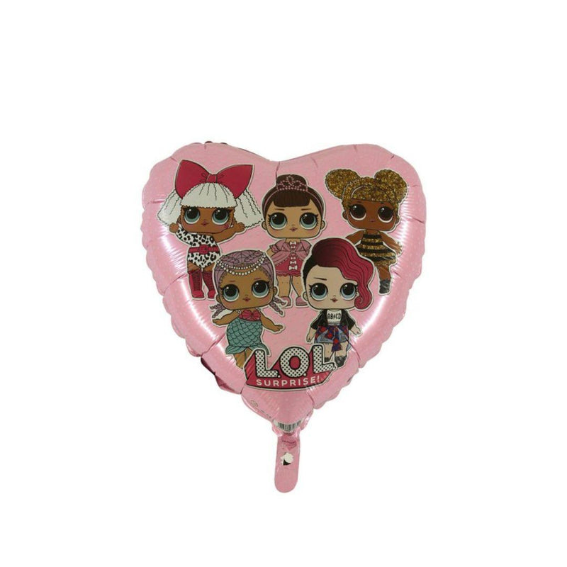 Pallone Foil Cuore 18'' - 45 cm LOL Surprise Pink - The Colours of Balloons