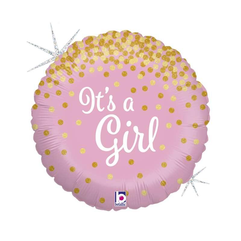 Palloncino Foil 18'' It's a Girl - The Colours of Balloons