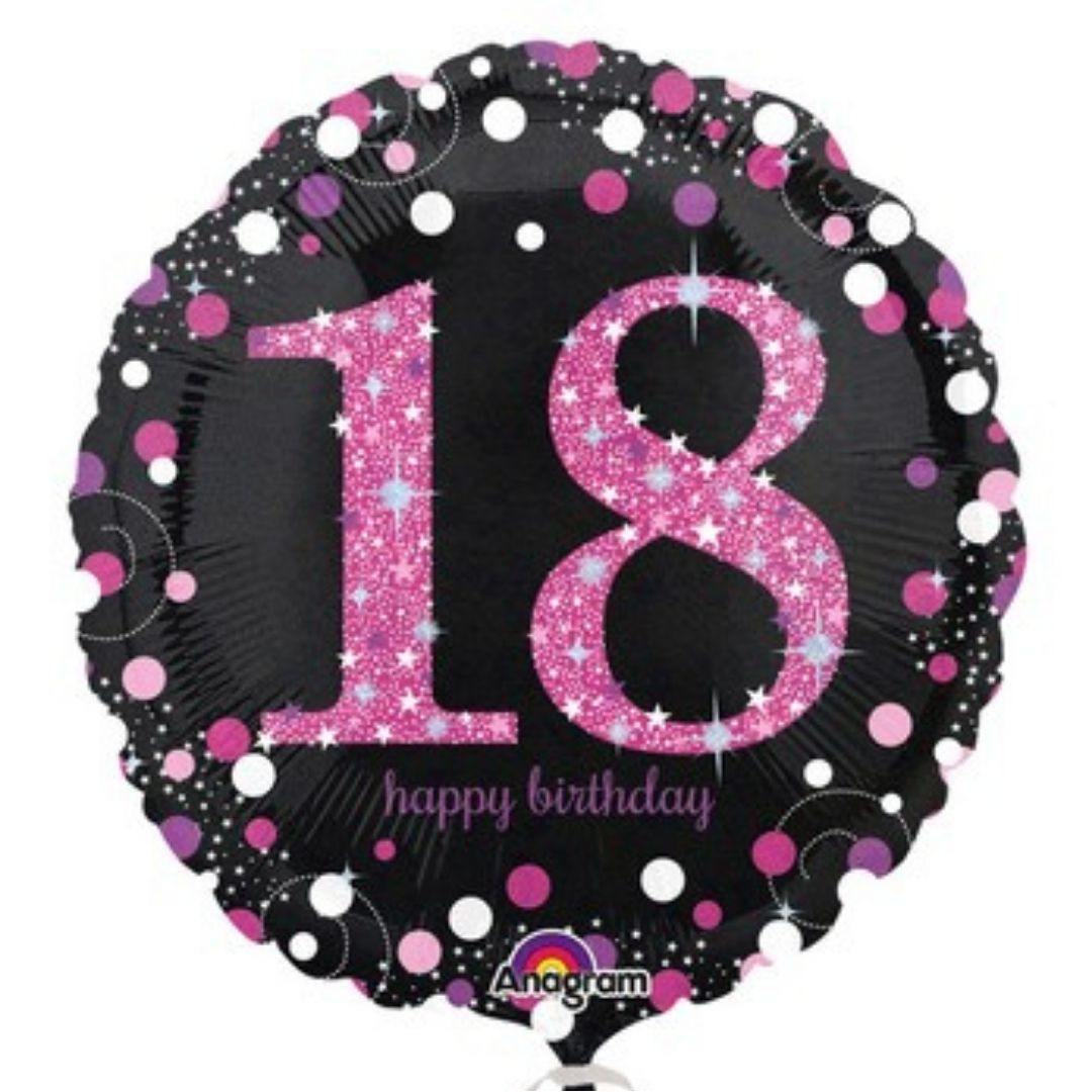 Fuchsia Numbered Mylar – The Colours of Balloons