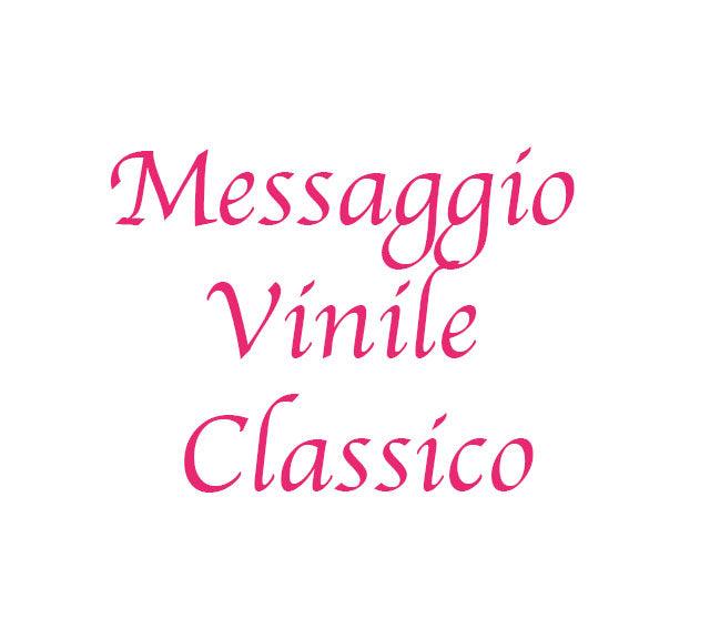 Messaggio in vinile classico